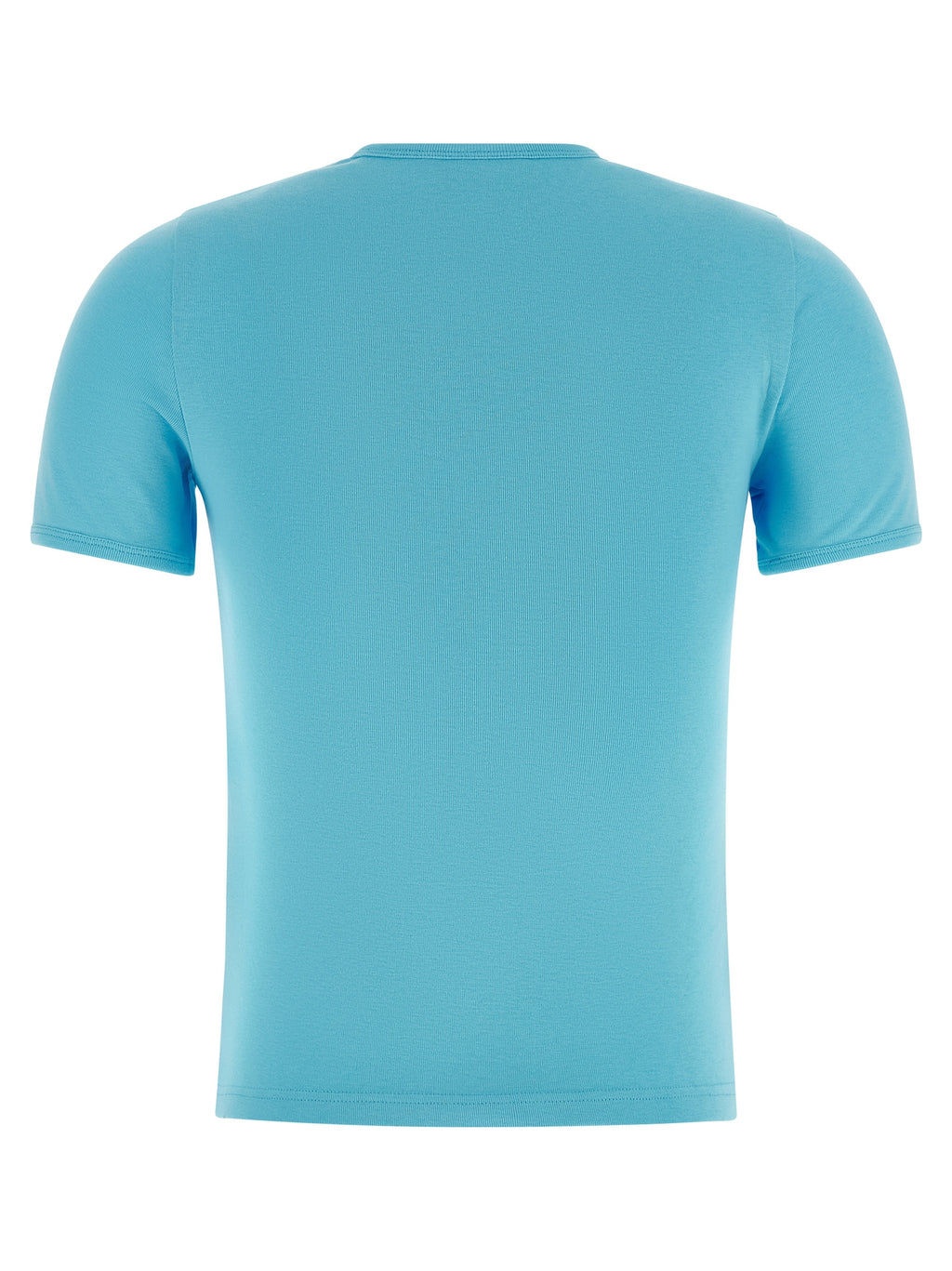 Courrèges Blue Cotton T-Shirt
