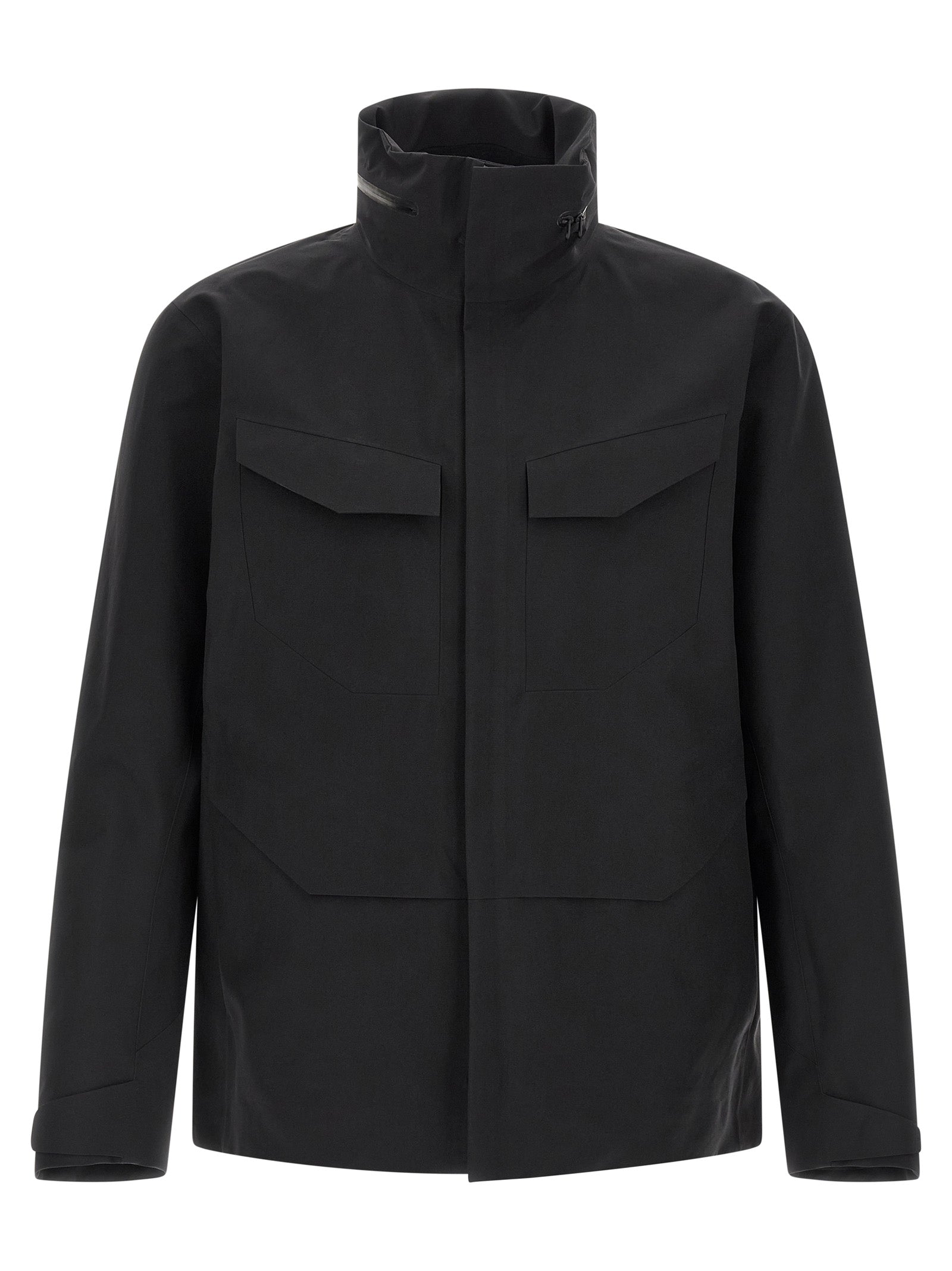 Arc'teryx Veilance Black Nylon Shell Jacket