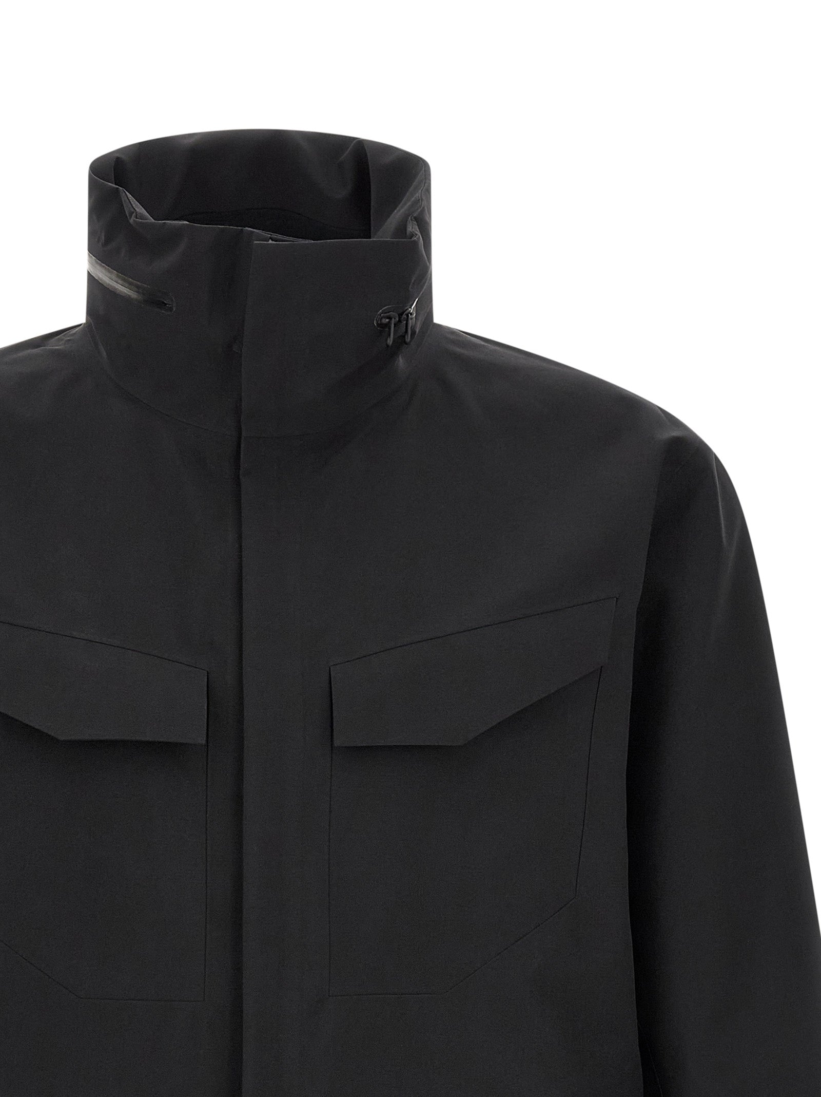 Arc'teryx Veilance Black Nylon Shell Jacket