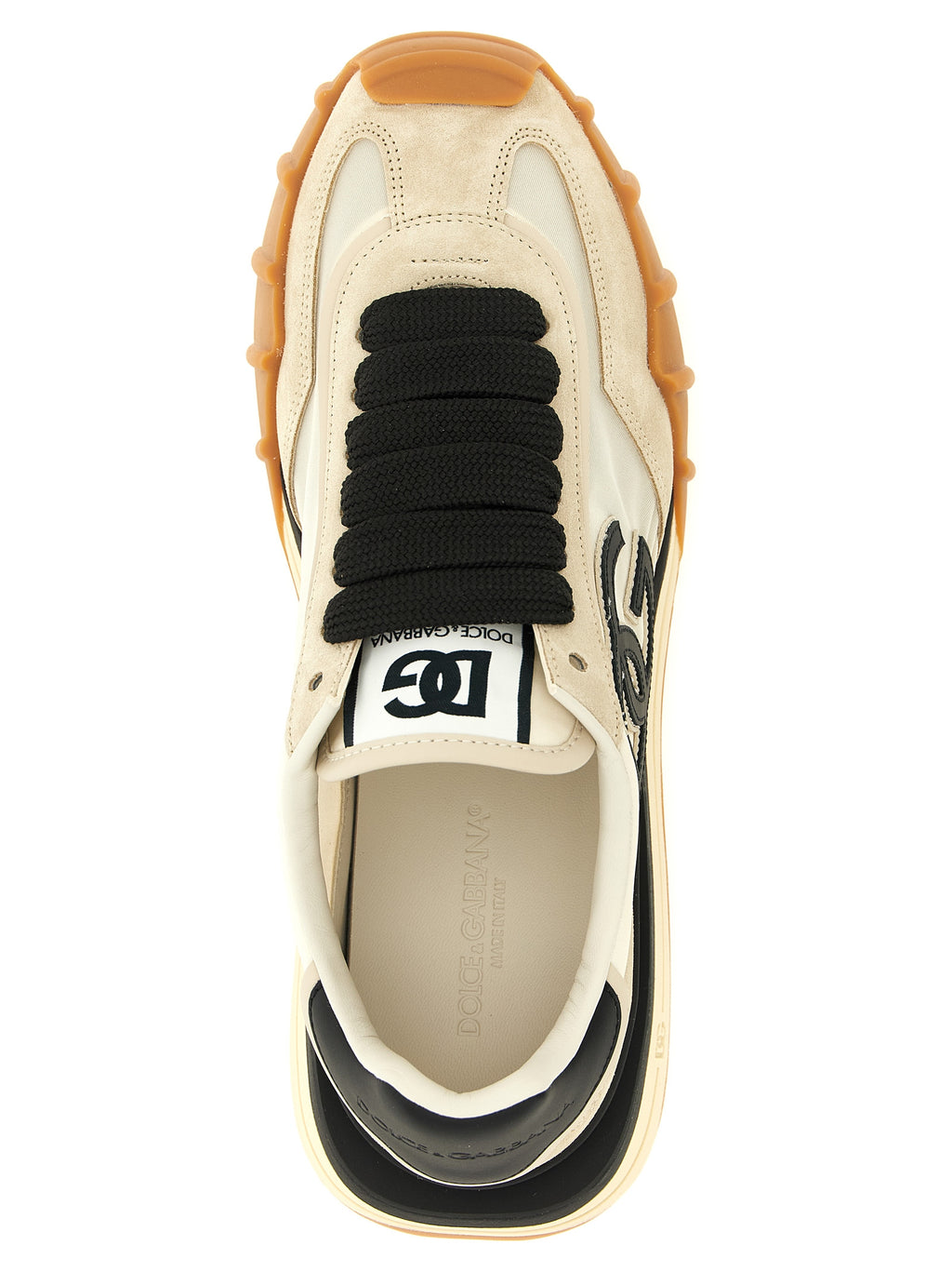 Dolce & Gabbana Black Calfskin Athletic Sneakers