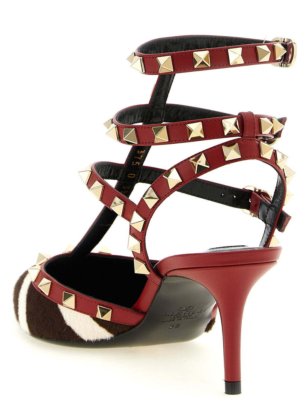 Valentino Garavani Multicolor Calfskin Mid Heel Pumps