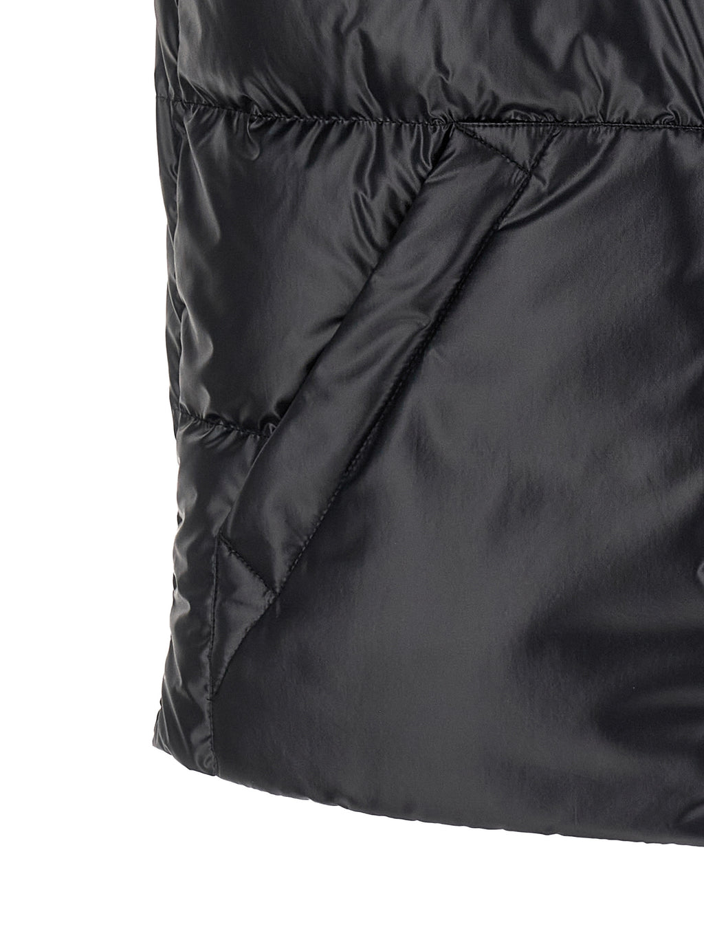Moncler Blue Polyester Sleeveless Jacket