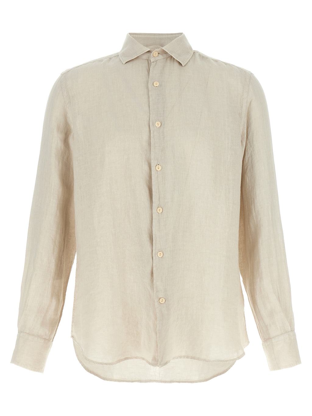 MC2 Saint Barth Beige Linen Blouse