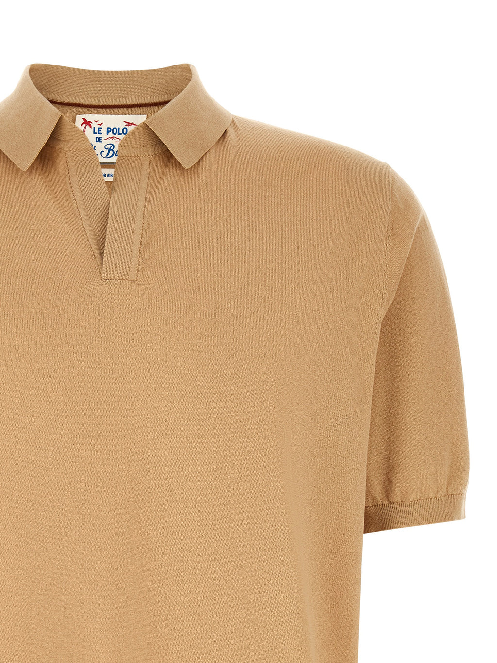 MC2 Saint Barth Beige Cotton Polo Shirt