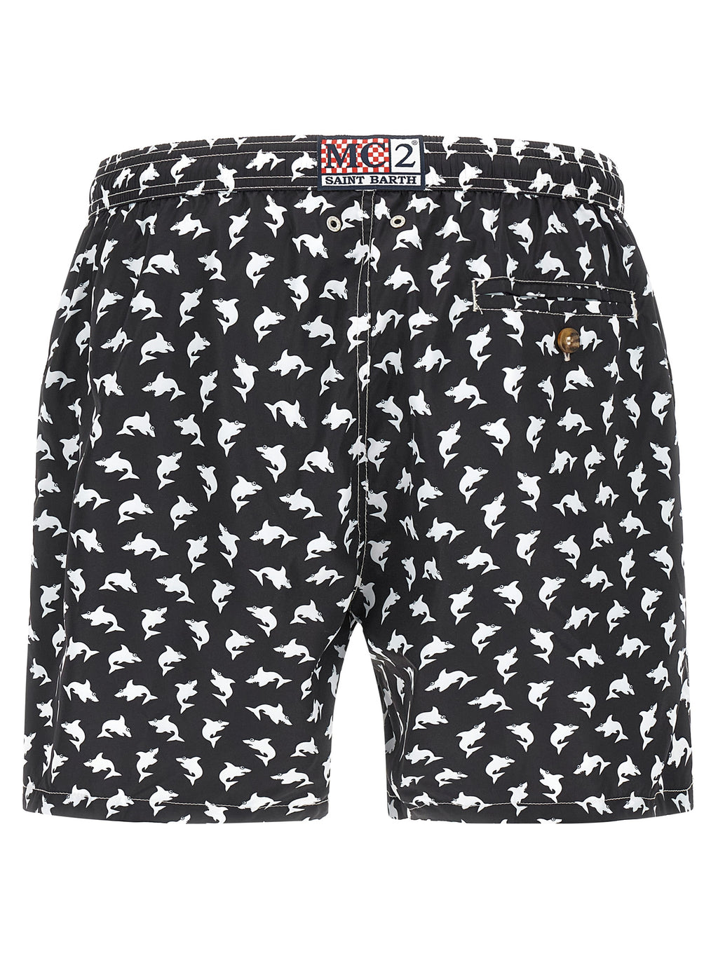 MC2 Saint Barth Bicolor Polyester Swim Shorts