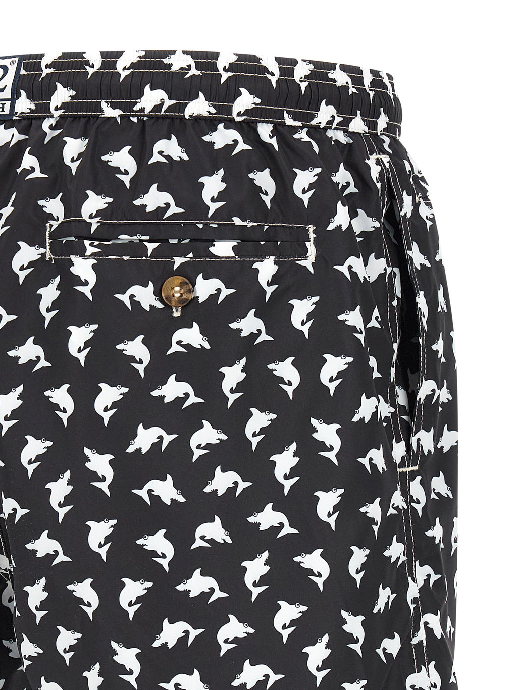 MC2 Saint Barth Bicolor Polyester Swim Shorts