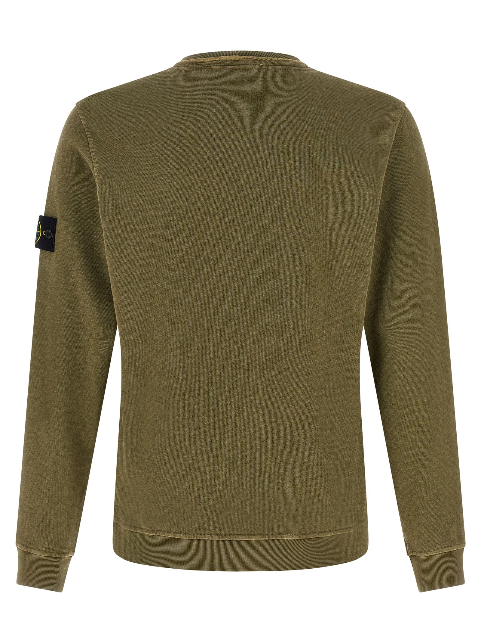 Stone Island Bicolor Cotton Sweatshirt