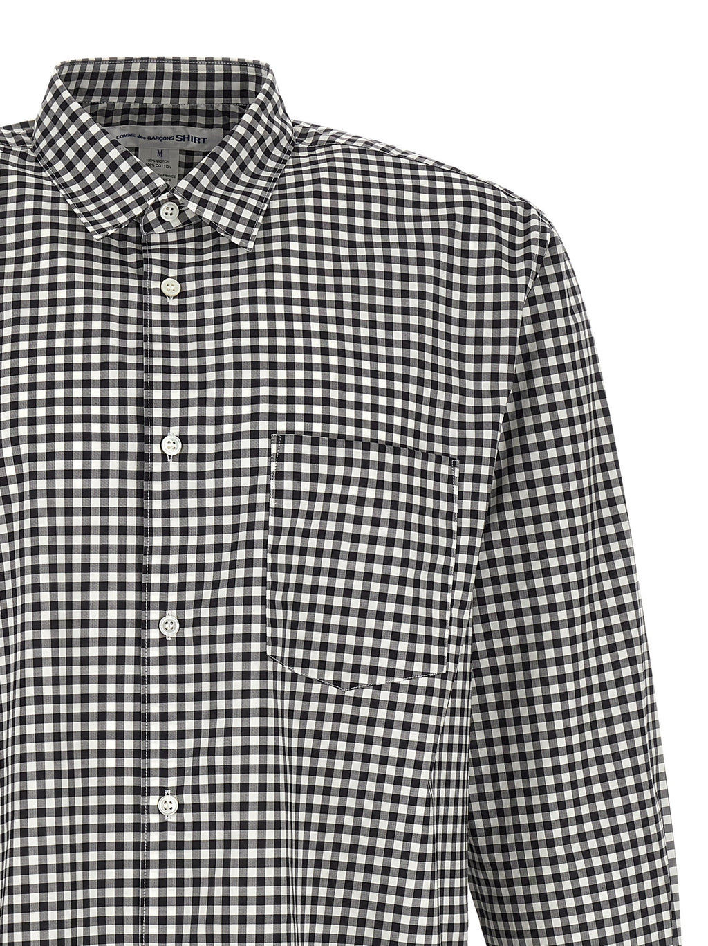 Comme Des Garçons Black Cotton Blouse