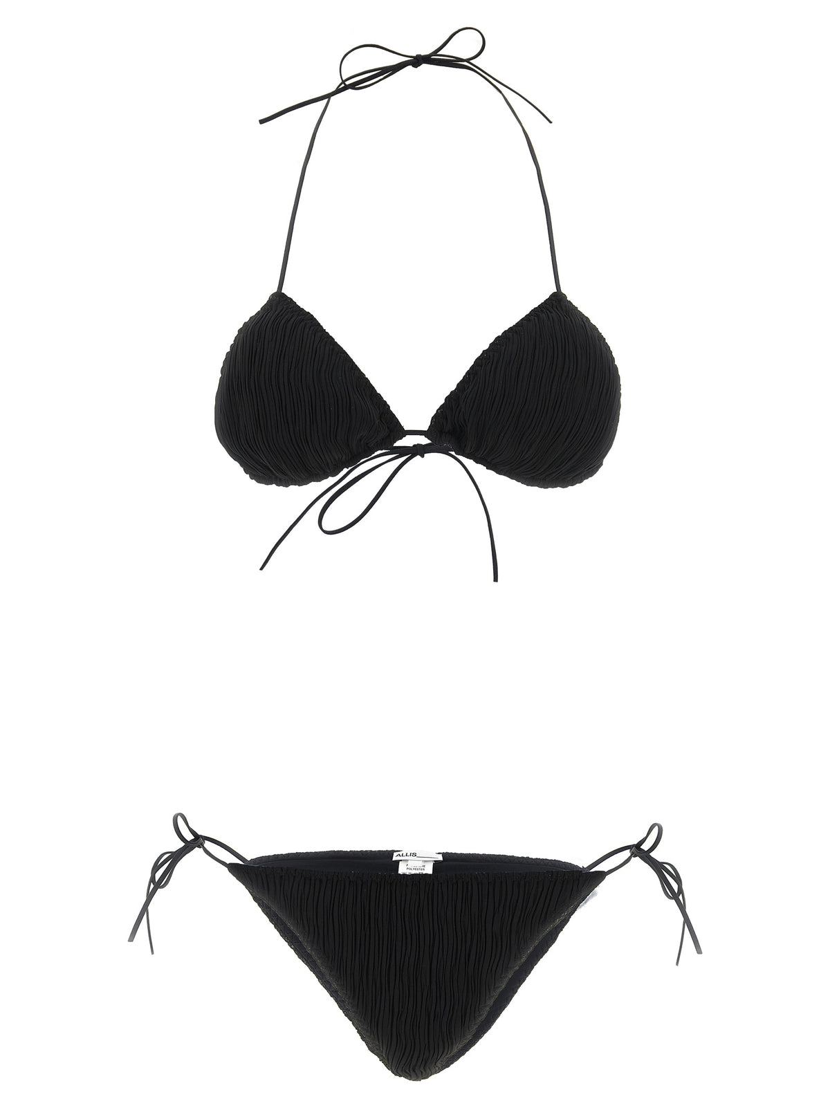ALLIS Black Polyester Bikini