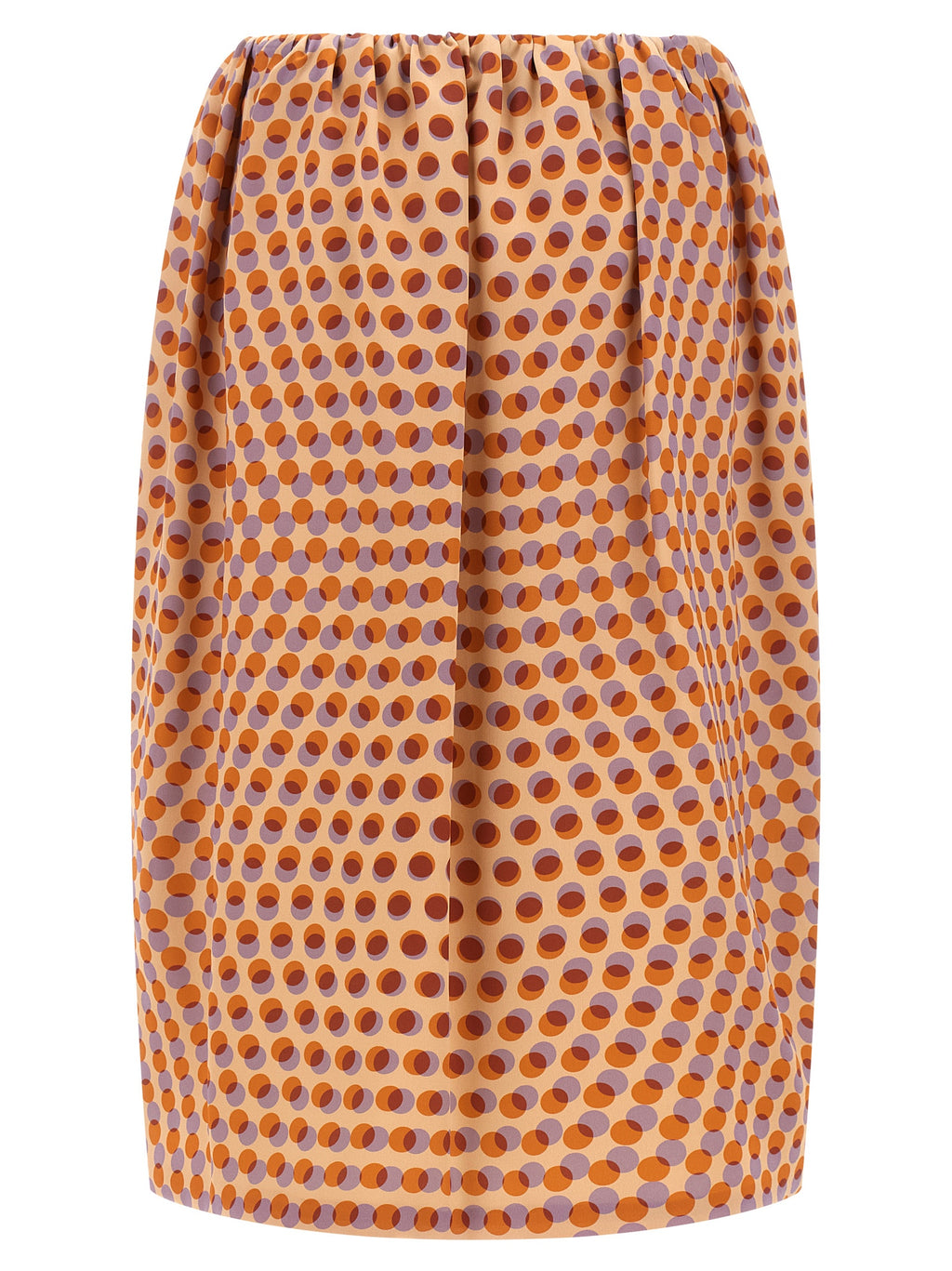 Dries Van Noten Multicolor Silk Midi Skirt