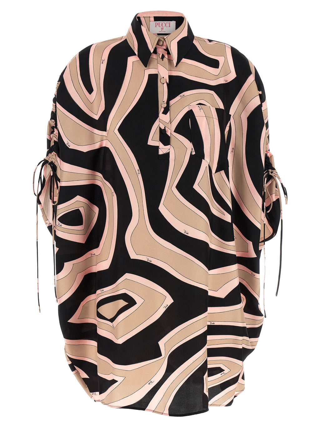 Emilio Pucci Multicolor Silk Short Dress