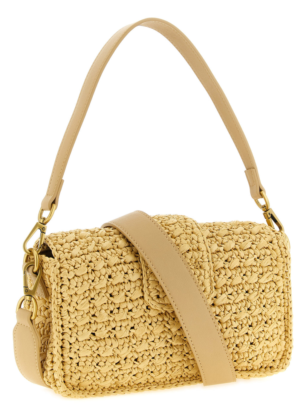 Twinset Beige Polypropylene Crossbody Bag
