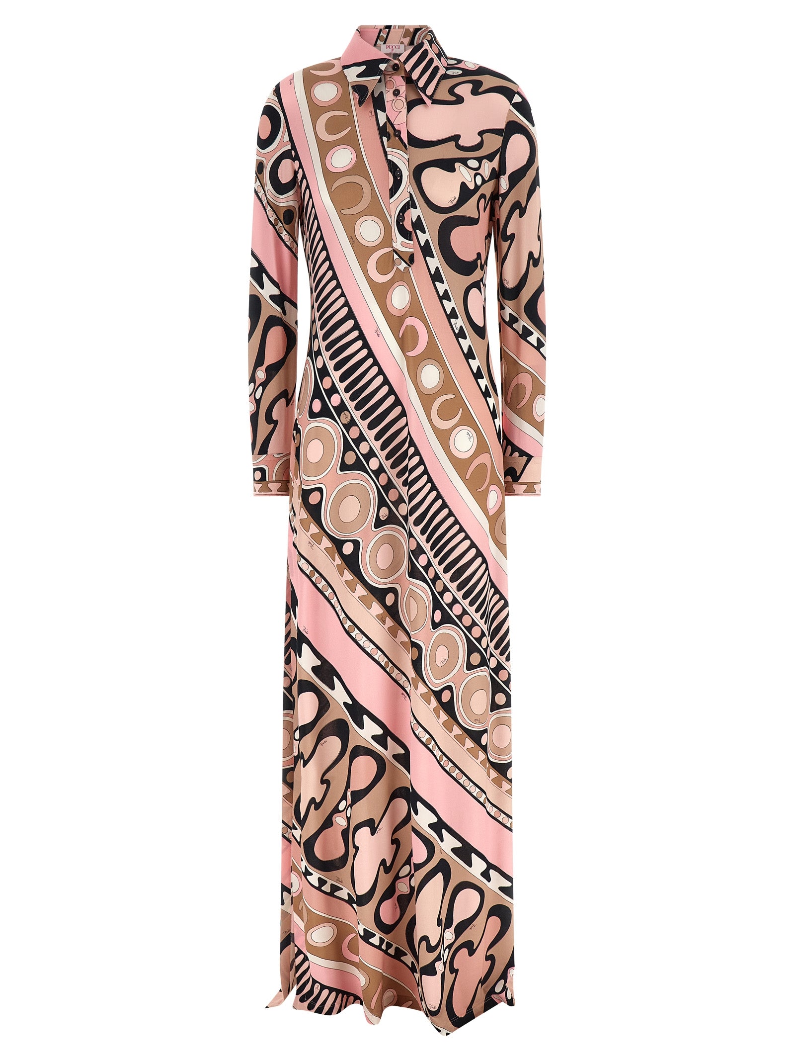Emilio Pucci Multicolor Viscose Long Dress
