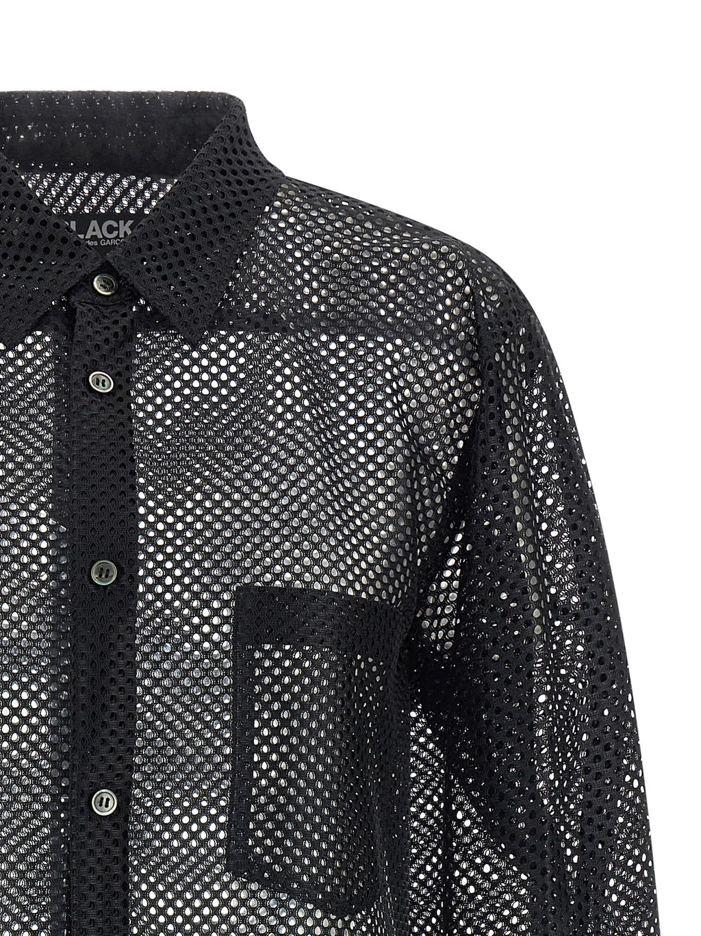 Comme Des Garçons Black Polyester Blouse