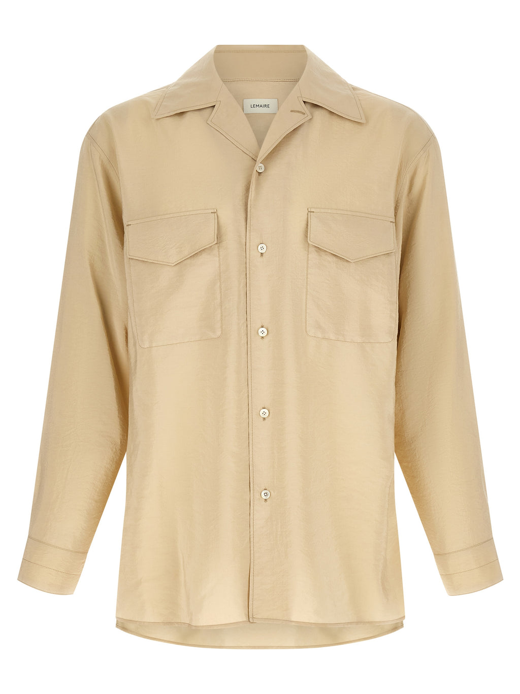 Lemaire Beige Silk Blouse