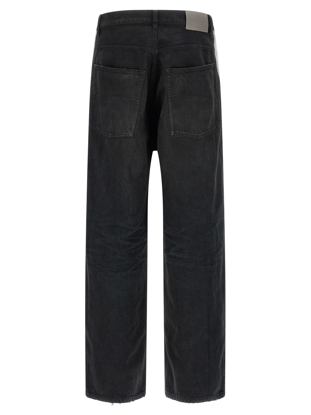 Balenciaga Black Cotton Flared Jeans