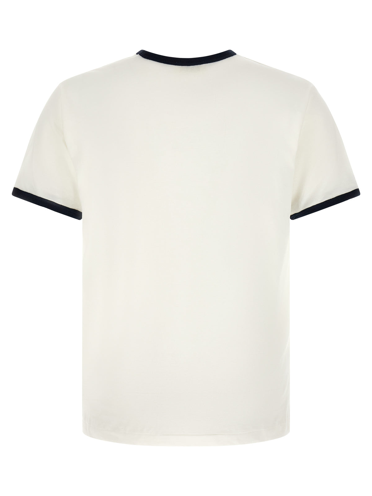 SECOND/LAYER Bicolor Cotton T-Shirt