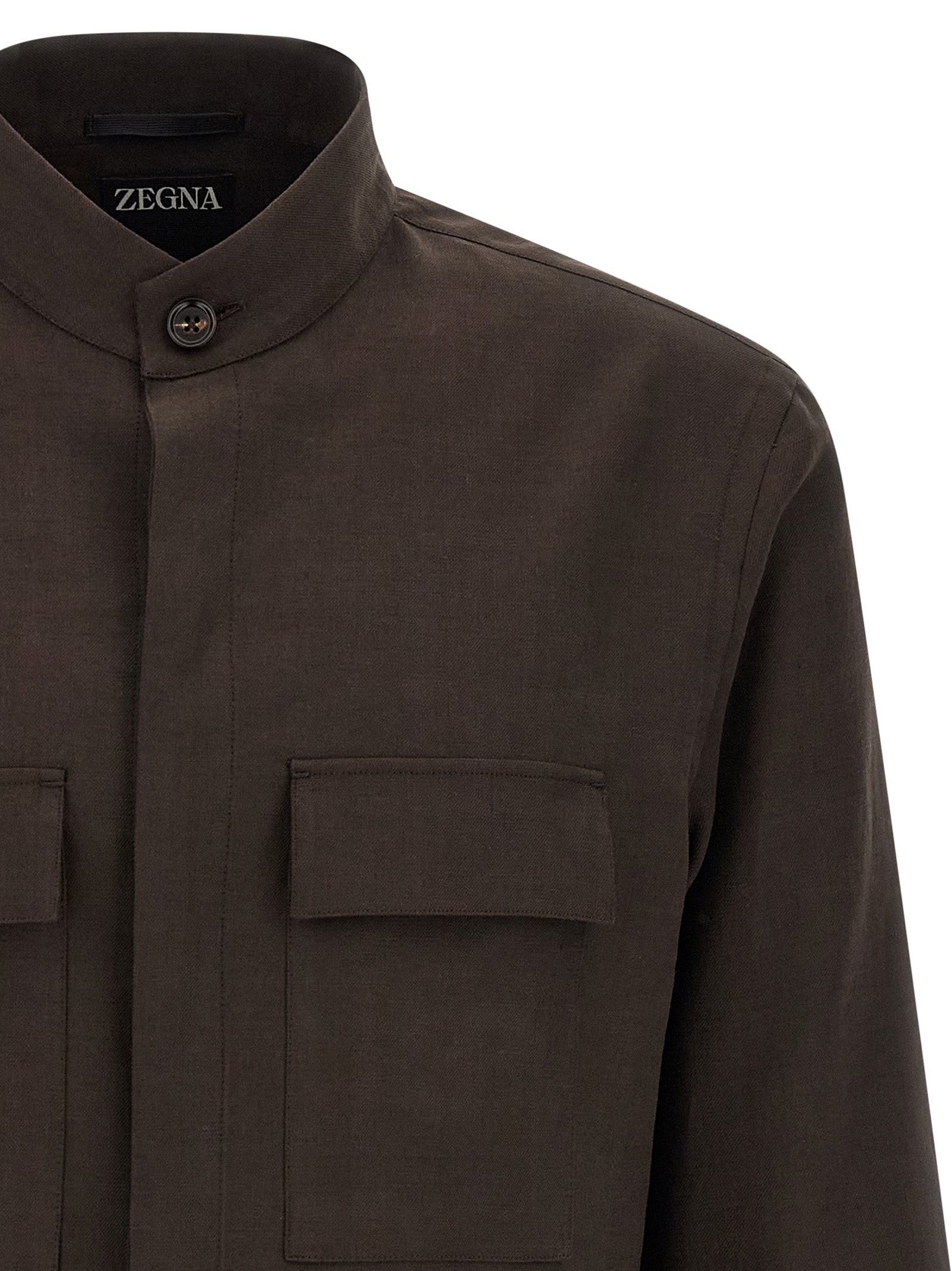 ZEGNA Brown Designer Fashion detail view