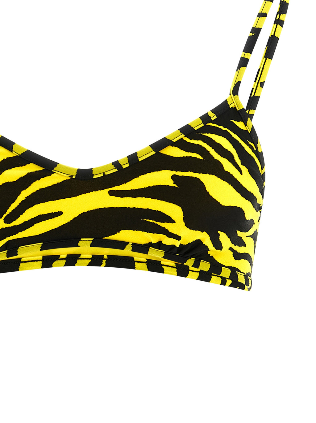 The Attico Bicolor Polyester Bikini