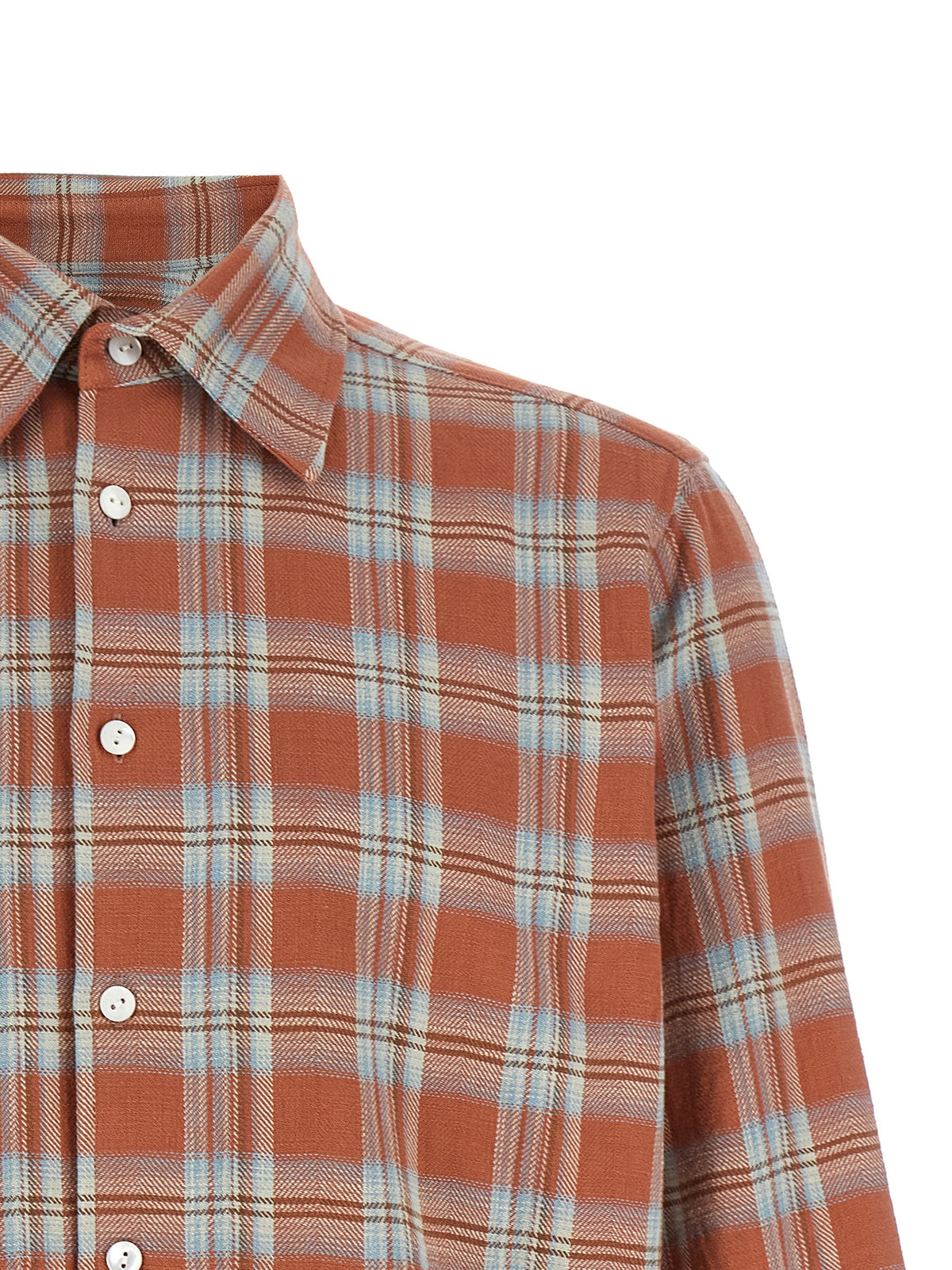 SECOND/LAYER Orange Cotton Blouse