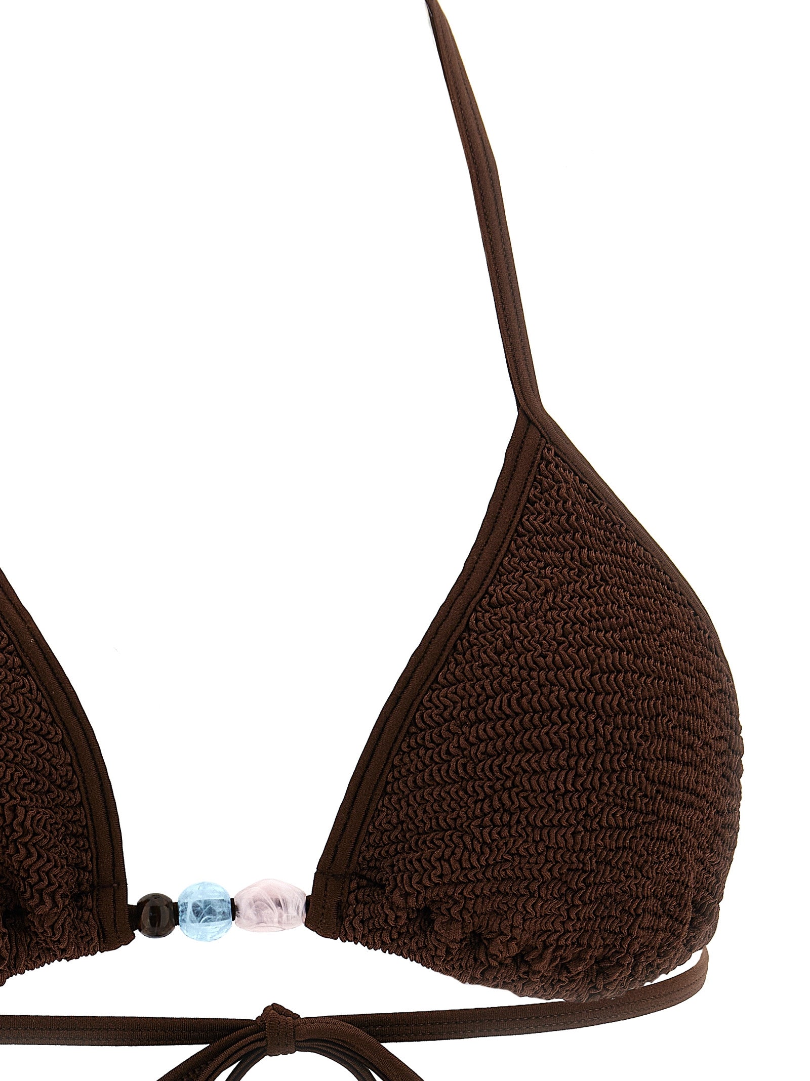 Hunza G Brown Polyamide Bikini