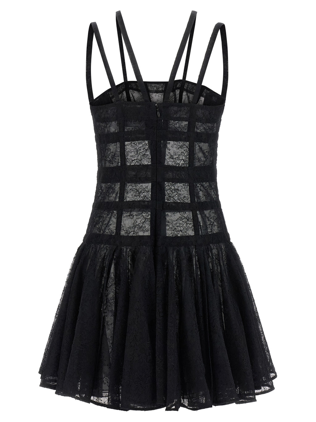 Giovanni Bedin Black Polyamide Short Dress