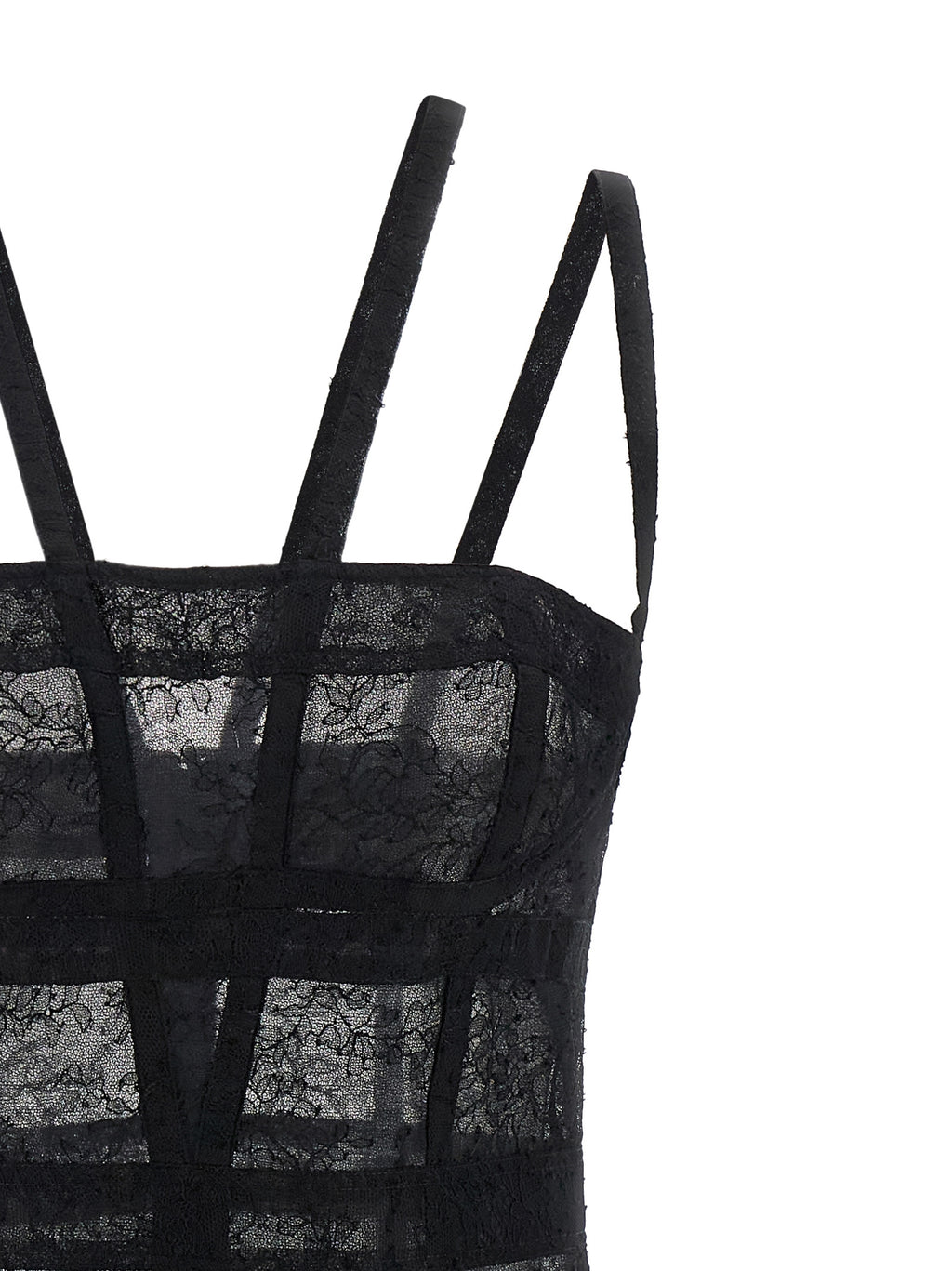 Giovanni Bedin Black Polyamide Short Dress