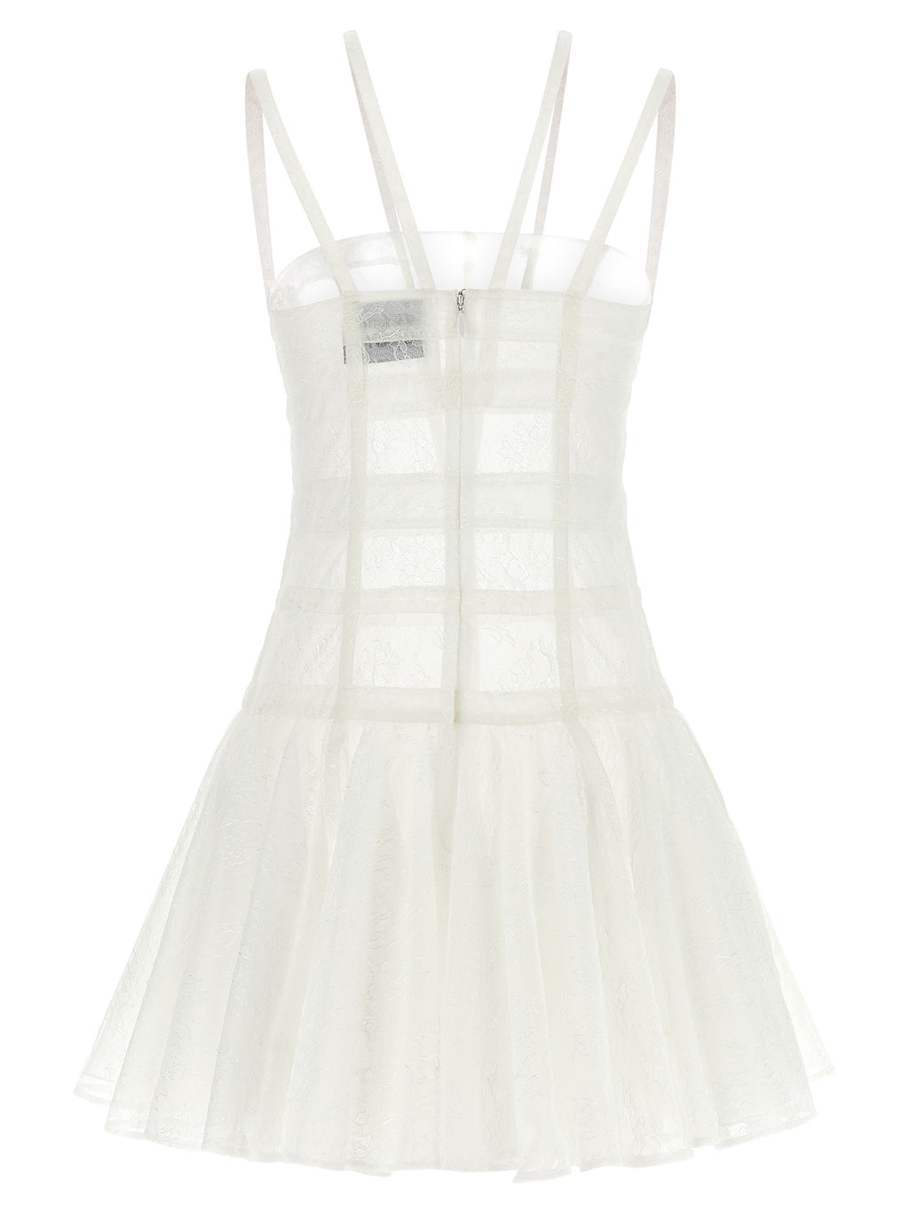 Giovanni Bedin White Polyamide Short Dress