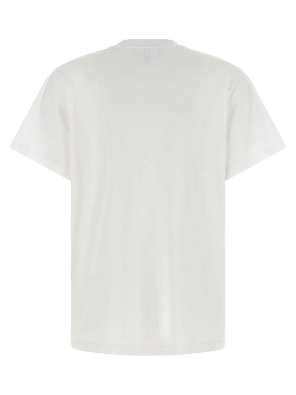 Ganni Weißes T-Shirt aus Bio-Baumwolle