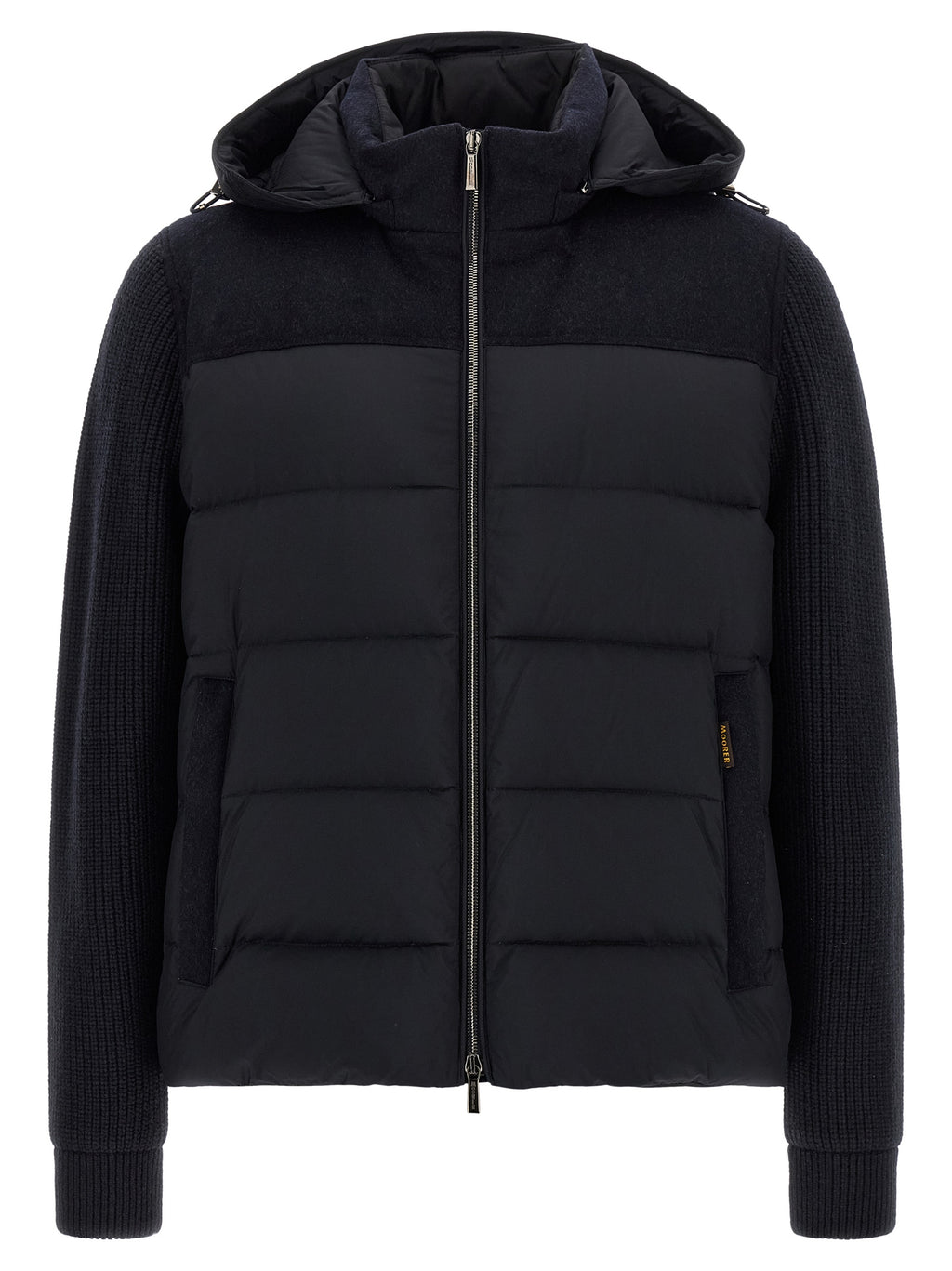 MooRER Blue Wool Full-Length Jacket