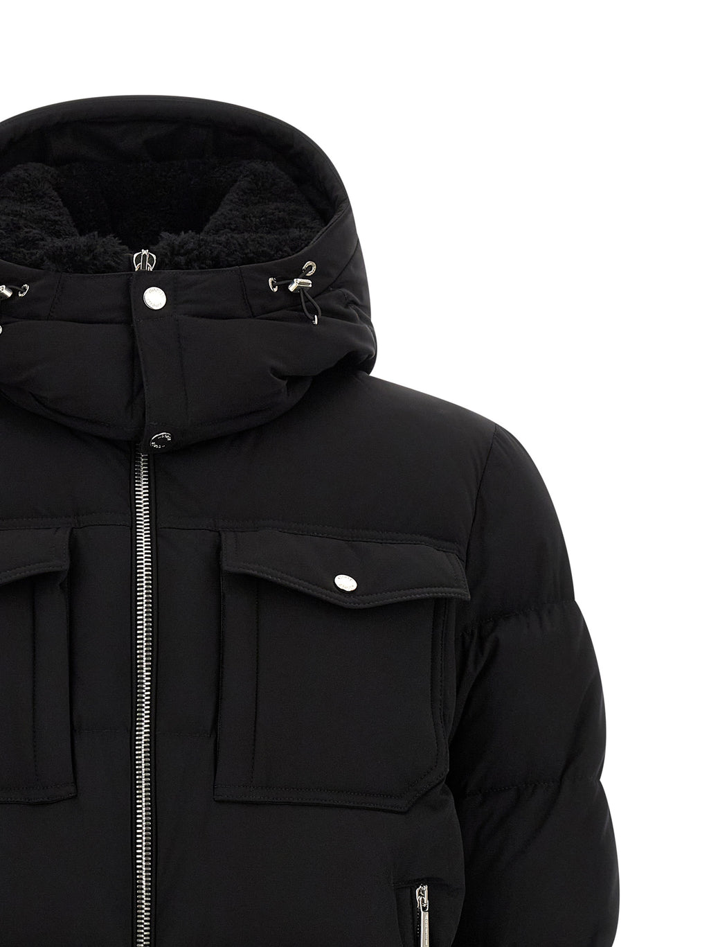 MooRER Black Wool Bomber