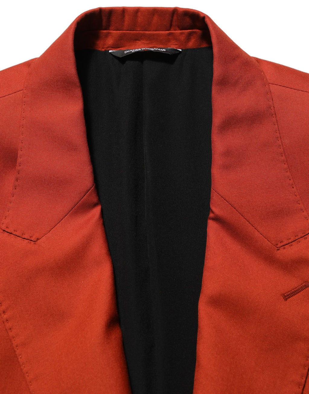Dolce & Gabbana Red Cashmere Single Breasted Blazer Jacket