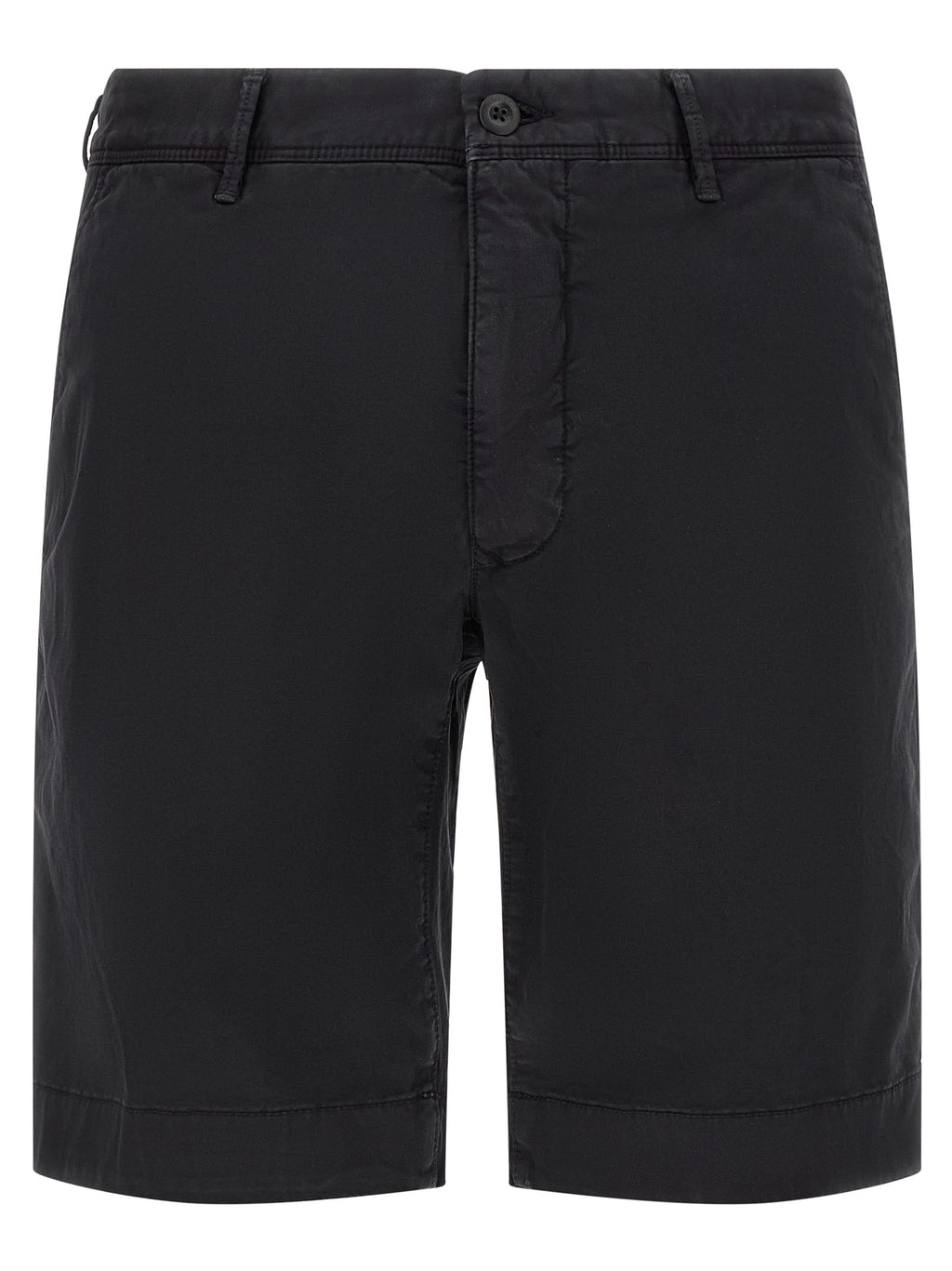 Incotex Blue Cotton Bermuda Shorts