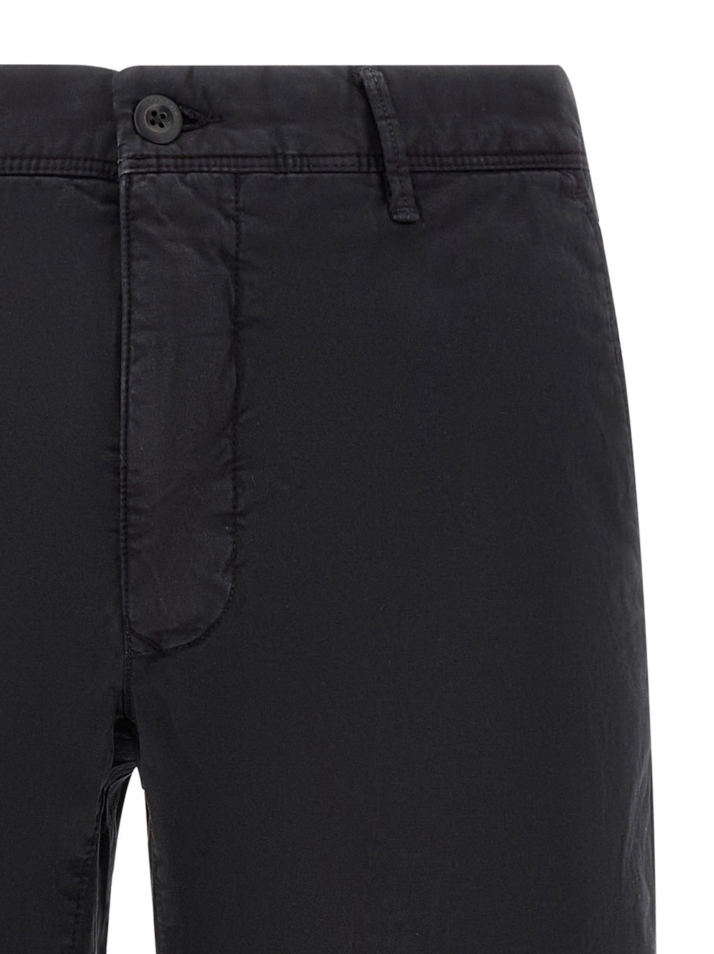 Incotex Blue Cotton Bermuda Shorts