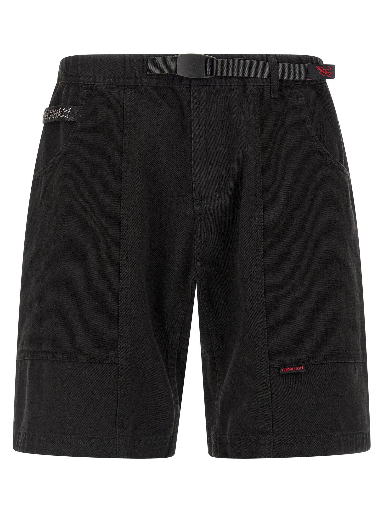 Gramicci Black Cotton Bermuda Shorts