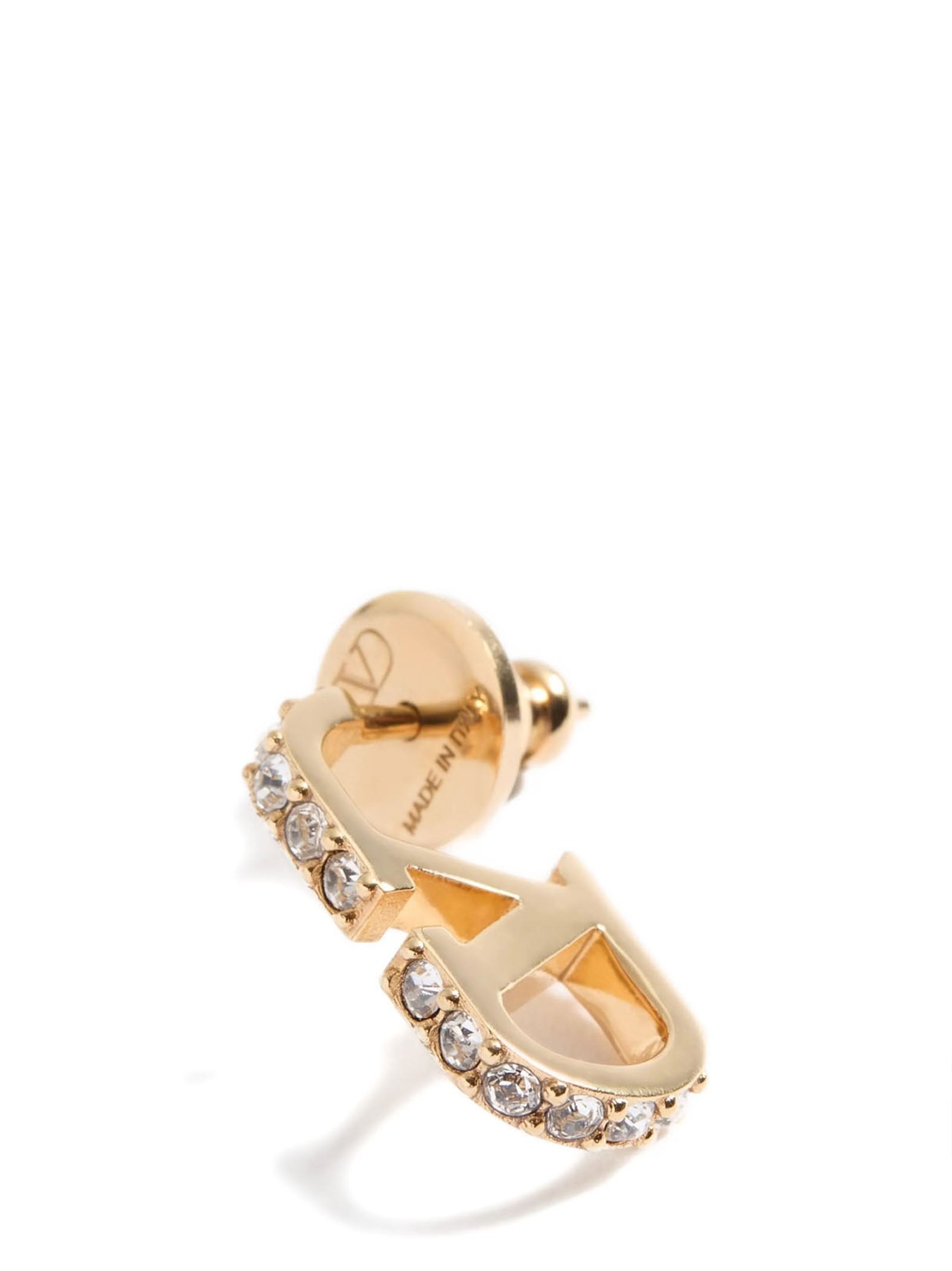 Valentino Garavani Gold Brass Earrings