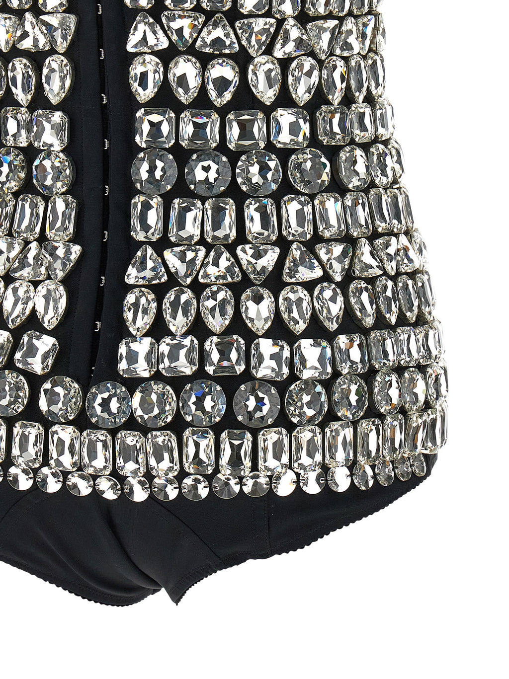 Dolce & Gabbana Silver Polyamide Bodysuit