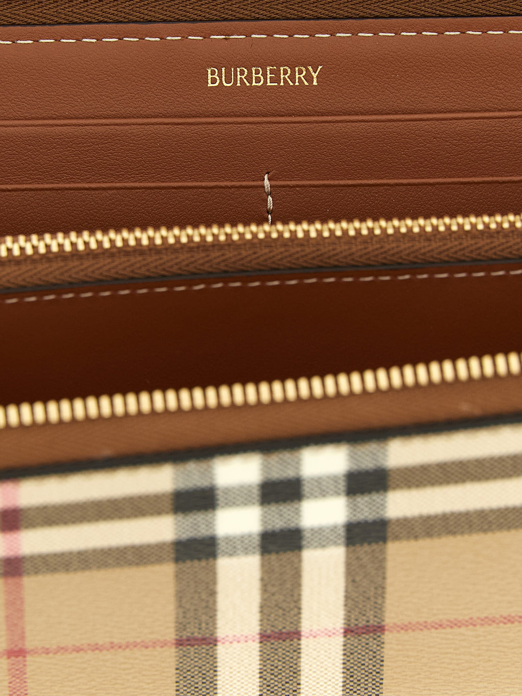 Burberry Beige Polyethylene Cardholder