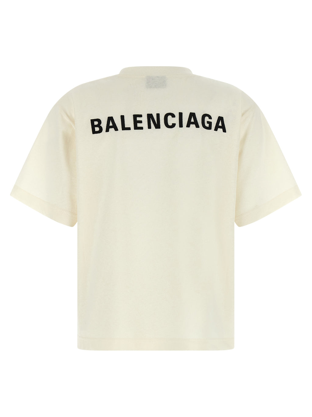 Balenciaga White Cotton T-Shirt
