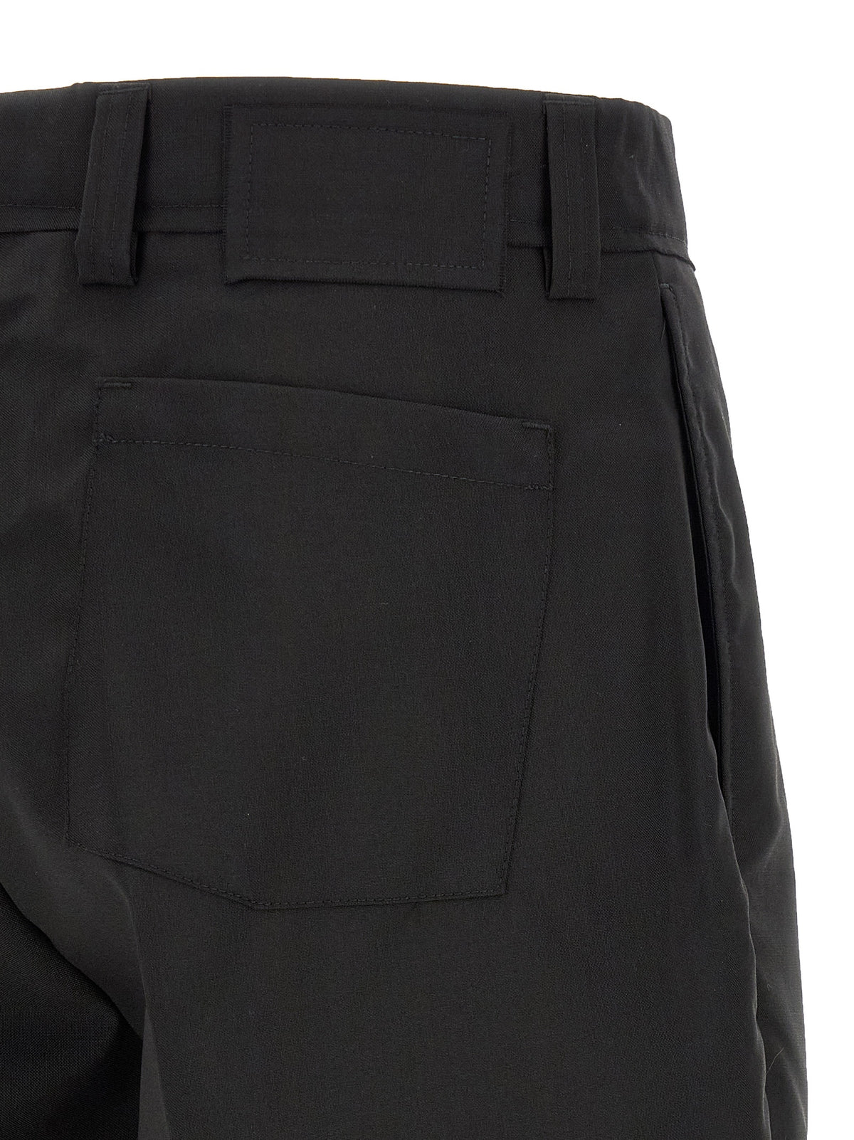 MFPEN Black Wool Bermuda Shorts