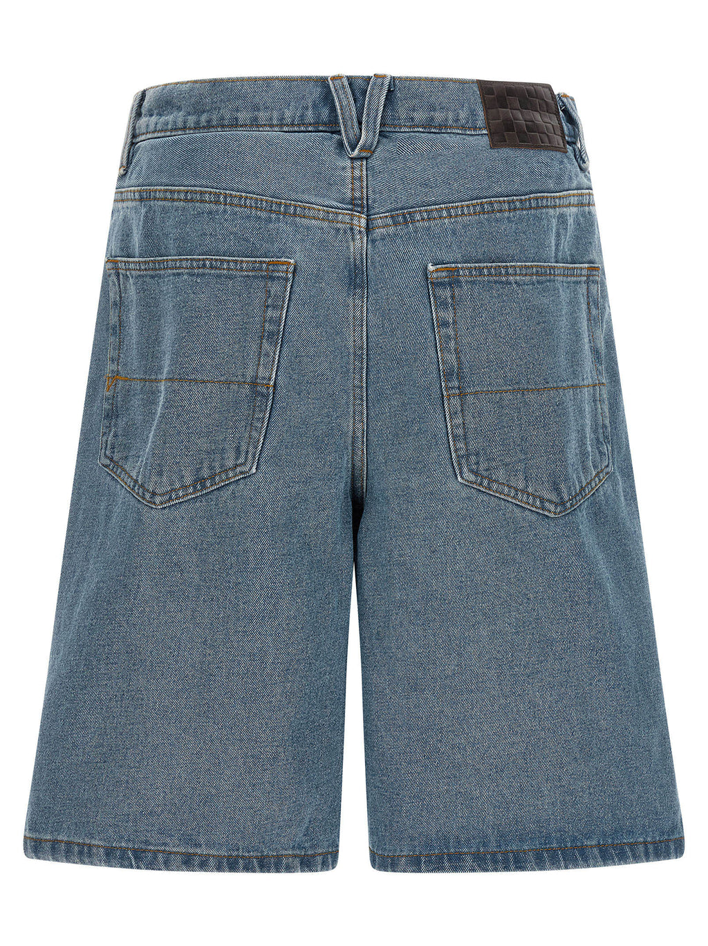 Vans Blue Cotton Bermuda Shorts