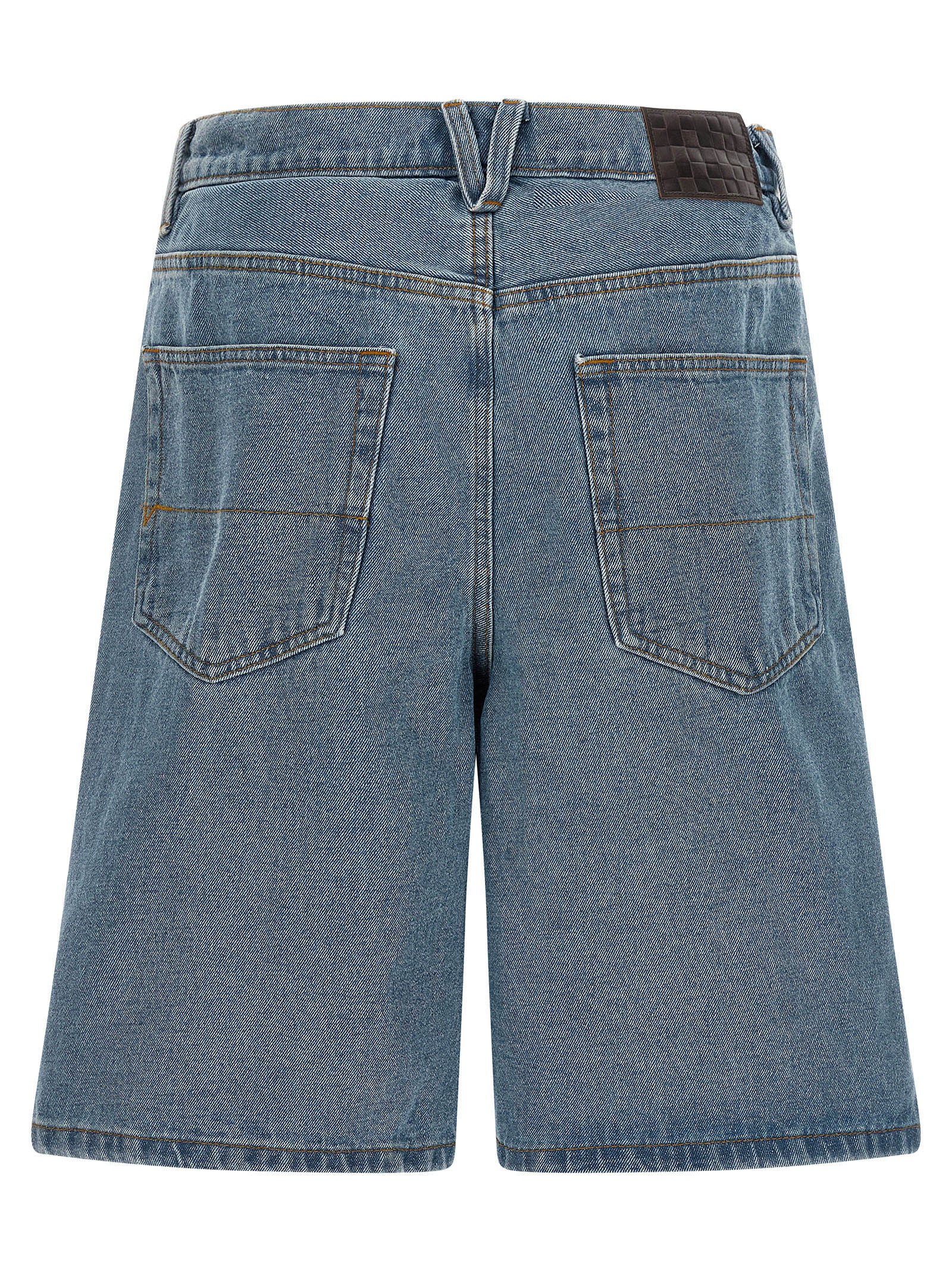 Vans Blue Cotton Bermuda Shorts