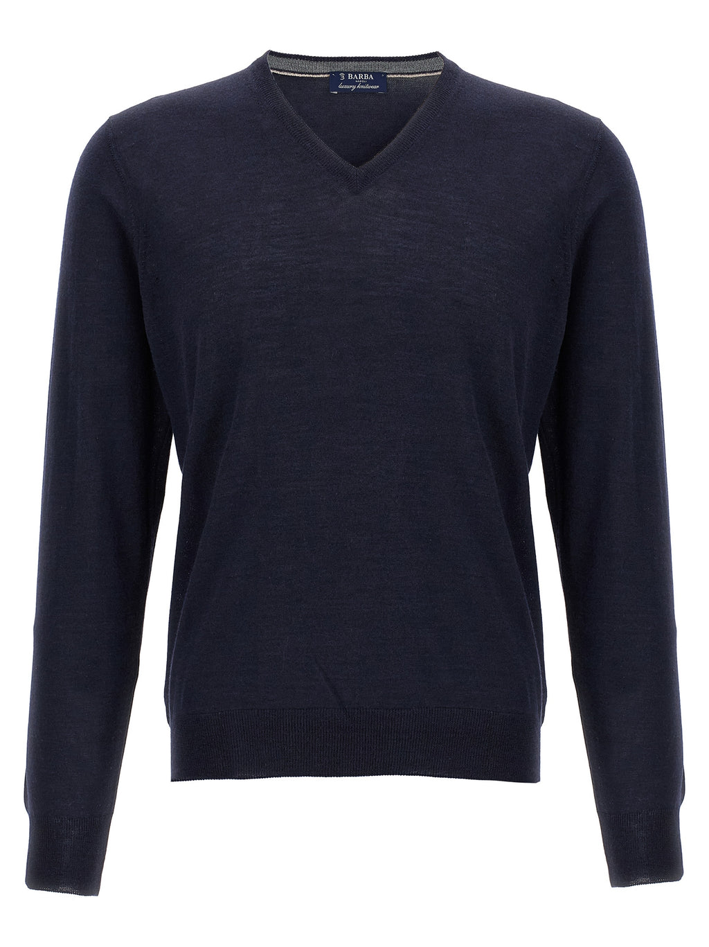 Barba Napoli Blue Wool Cardigan