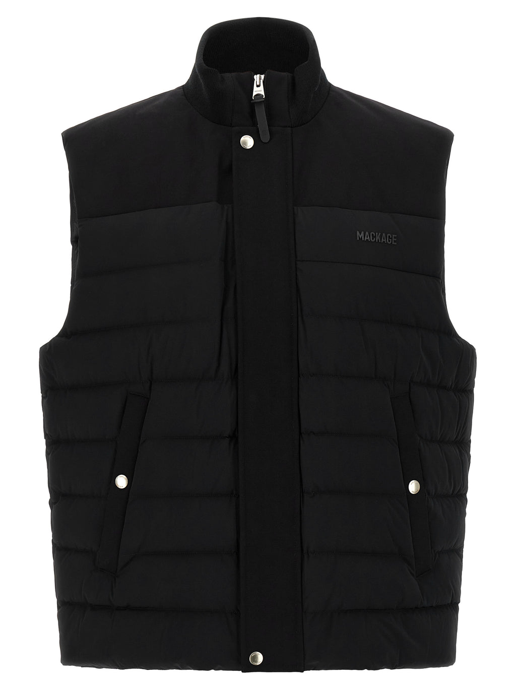 Mackage Black Nylon Sleeveless Jacket