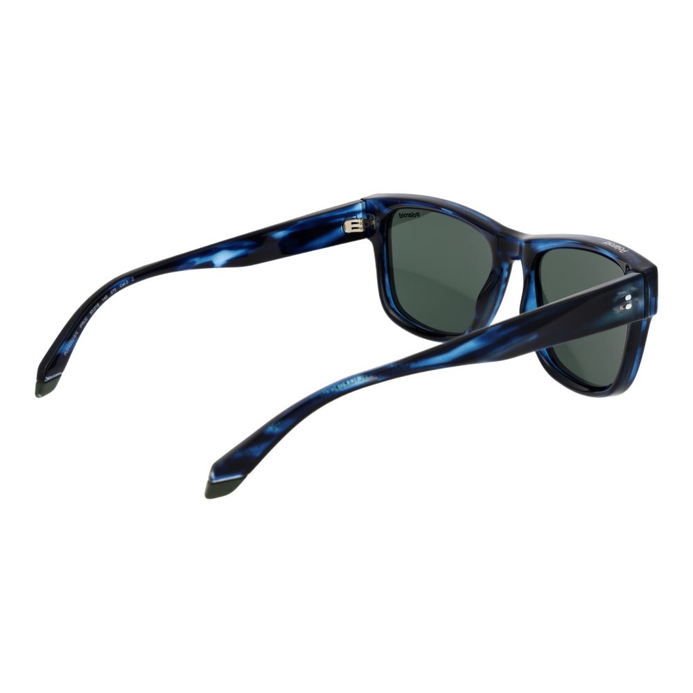 Polaroid Blue Sunglasses detail view