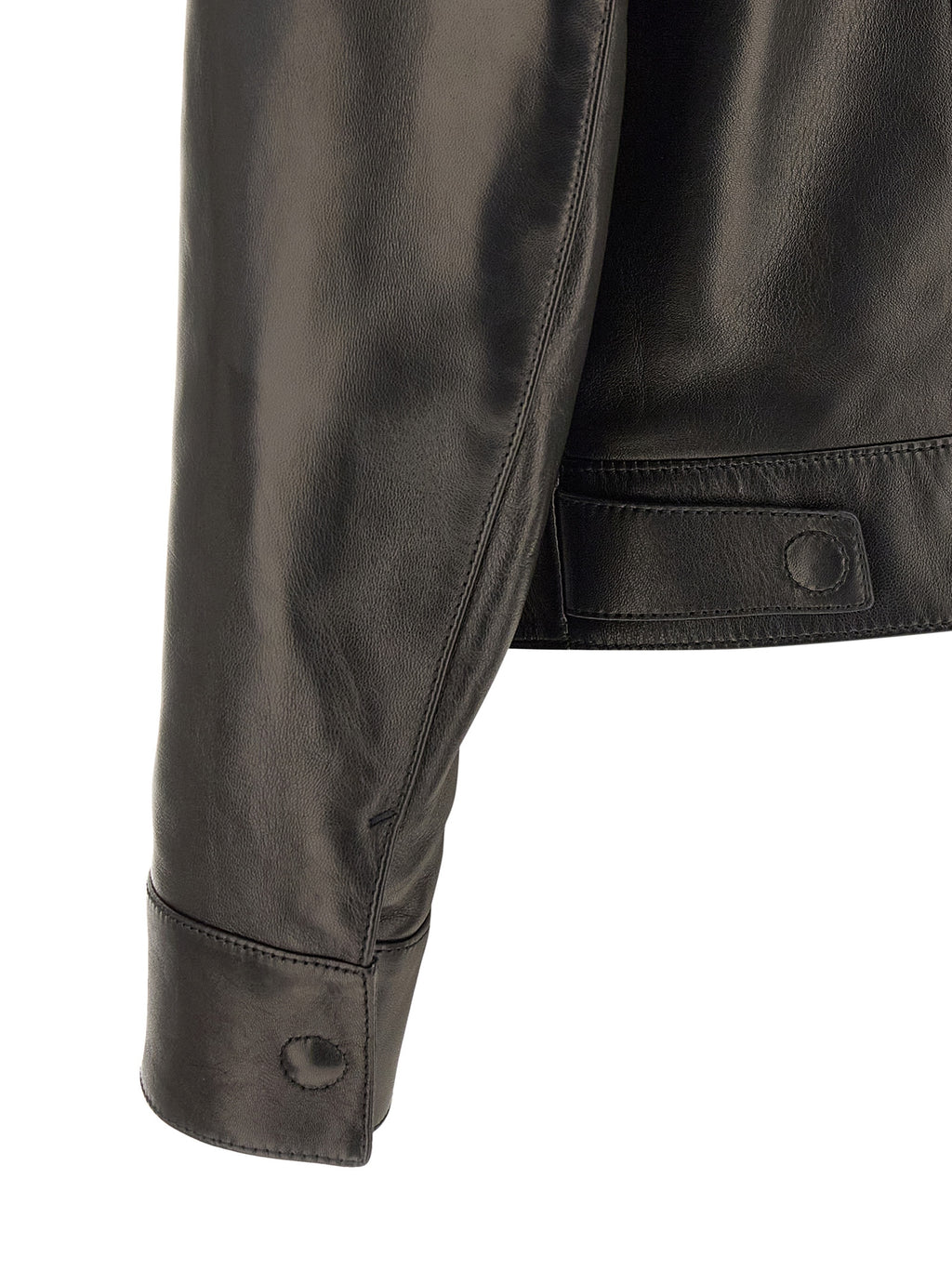 Tom Ford Black Lamb Leather Leather Jacket
