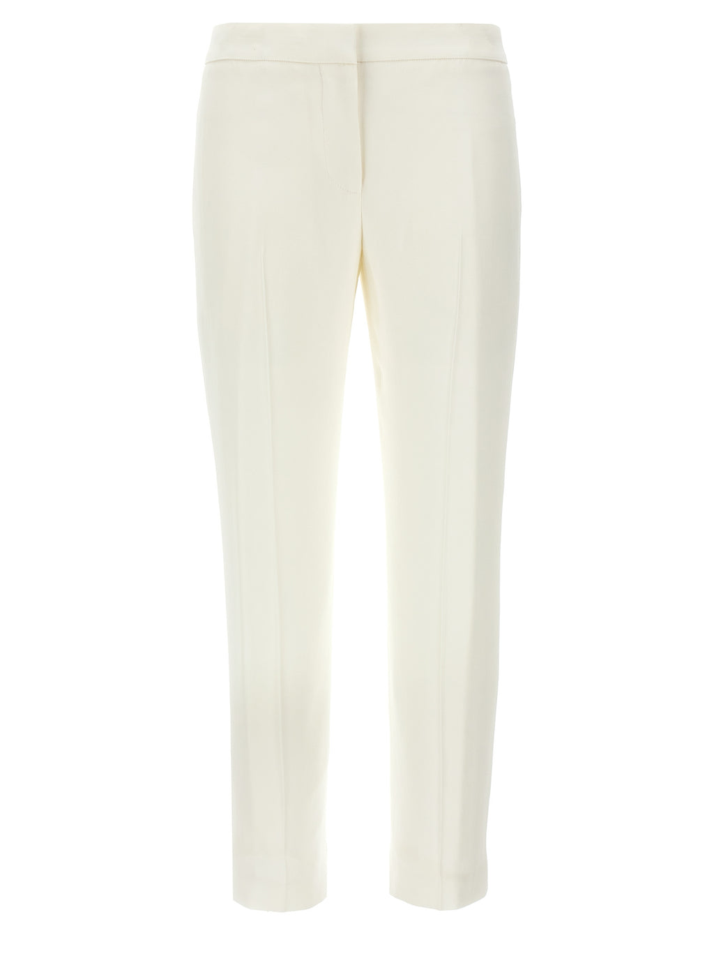 Alexander McQueen White Viscose Casual Pants