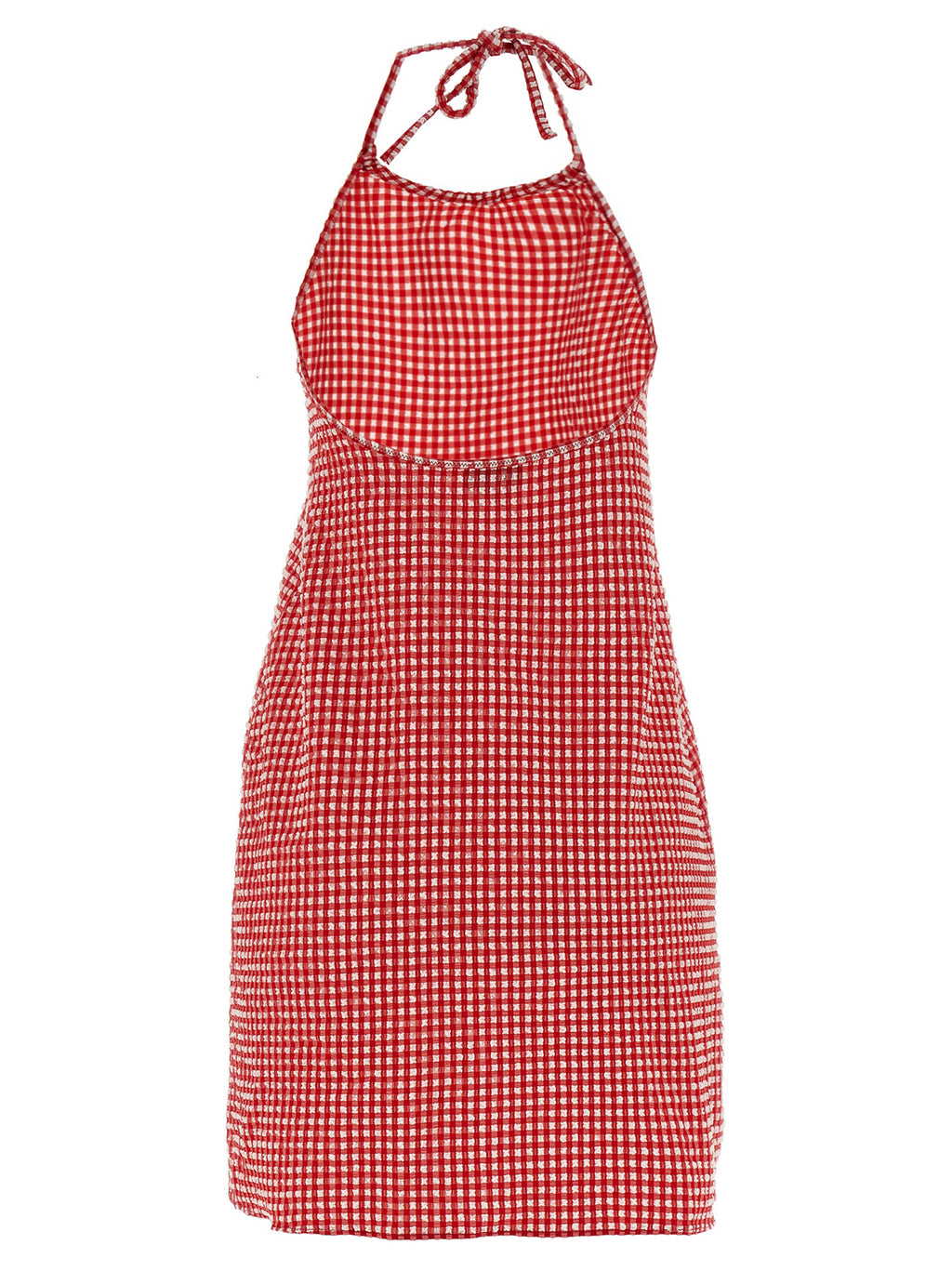 Hunza G Multicolor Polyester Short Dress