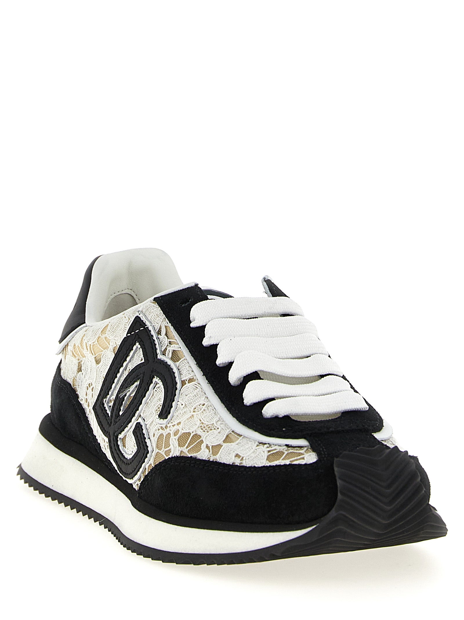 Dolce & Gabbana Bicolor Cotton Sneakers