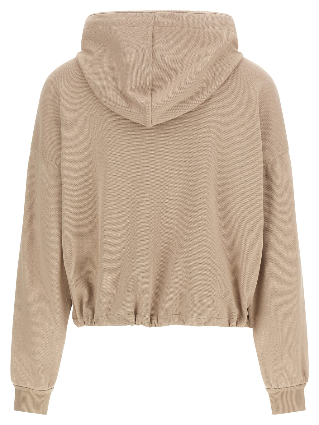 Brunello Cucinelli Beige Cotton Hoodie